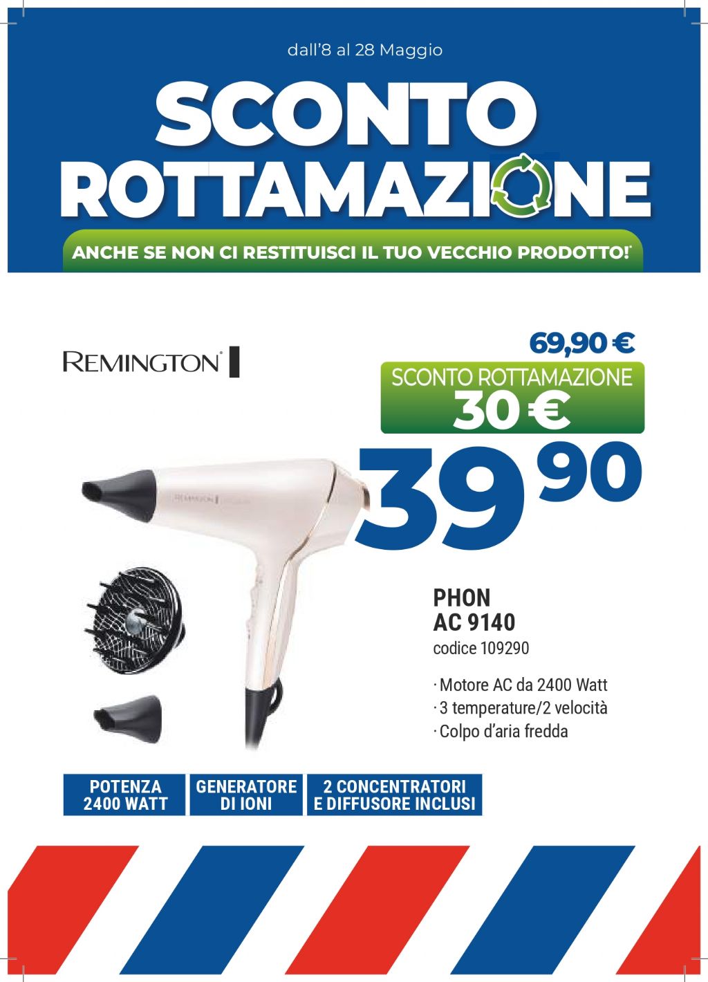 PHON REMINGTON AC9140